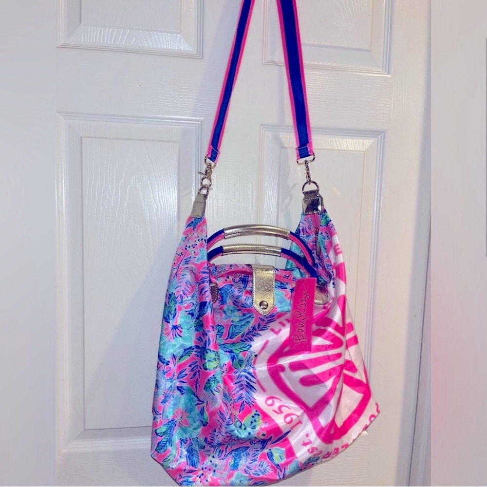 NWT Lilly Pulitzer lil earned stripes weekender